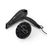 BaByliss D572DE hårtørrer 2200 W Sort