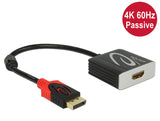 DeLOCK 0.2m, Displayport/HDMI 0,2 m Sort