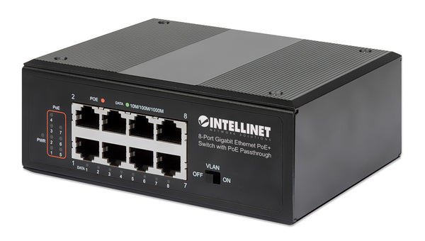 Intellinet 561624 netværksswitch Gigabit Ethernet (10/100/1000) Strøm over Ethernet (PoE) Sort