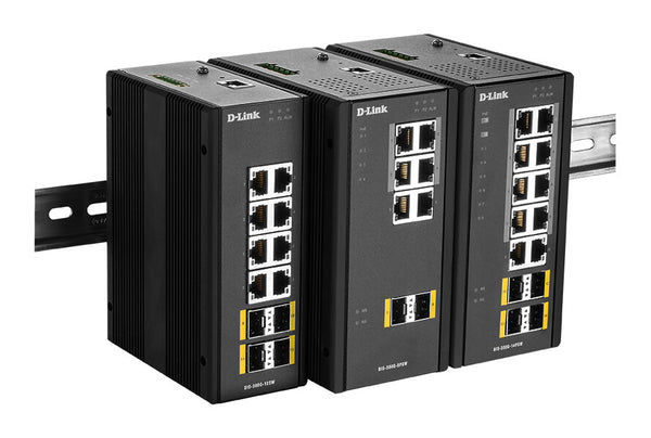 D-Link DIS‑300G‑12SW Administreret L2 Gigabit Ethernet (10/100/1000) Sort
