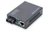 Digitus DN-82021-1 netværksomformer til medie Intern 1310 nm Enkeltilstand Sort