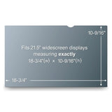 3M BSF54.6W 54,6 cm (21.5") Monitor Rammeløst display privatlivsfilter