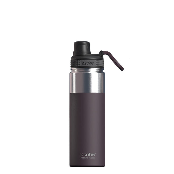 Asobu Alpine Flask Vandring 530 ml Rustfrit stål Bourgogne