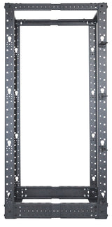 Intellinet 714242 stativ 26U Fritstående reol Sort