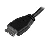 StarTech.com USB3AUB3MS USB-kabel USB 3.2 Gen 1 (3.1 Gen 1) 3 m USB A Micro-USB B 5 Gbit/sek. Sort