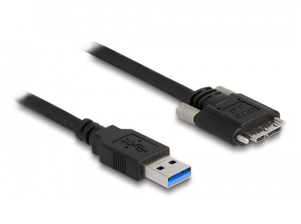 DeLOCK 87798 USB-kabel USB 3.2 Gen 1 (3.1 Gen 1) 0,5 m USB A Micro-USB B 5 Gbit/sek. Sort