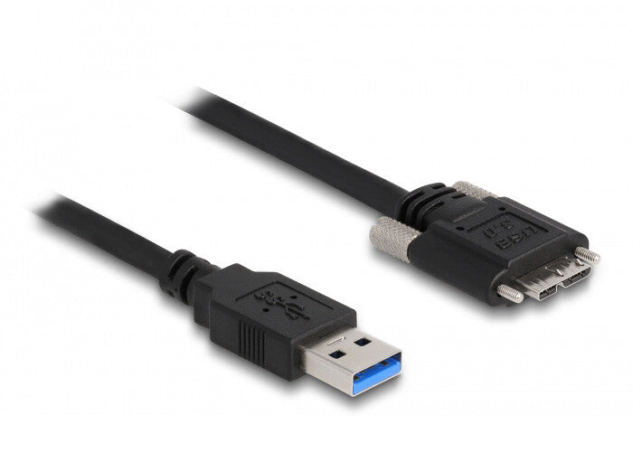 DeLOCK 87798 USB-kabel USB 3.2 Gen 1 (3.1 Gen 1) 0,5 m USB A Micro-USB B 5 Gbit/sek. Sort