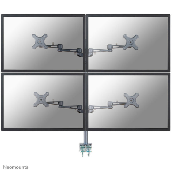 Neomounts FPMA-D935D4 skærmbeslag og -stativer 68,6 cm (27") Skrivebord Sølv