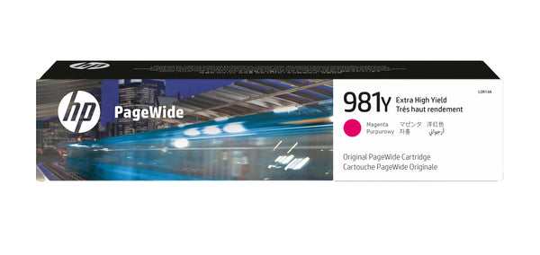 HP Original 981Y PageWide-patron med ekstra høj kapacitet, magenta