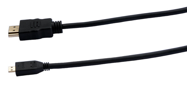 Prokord HD2HD1M-LSZH HDMI-kabel 1 m HDMI Type A (Standard) HDMI Type D (Micro) Sort