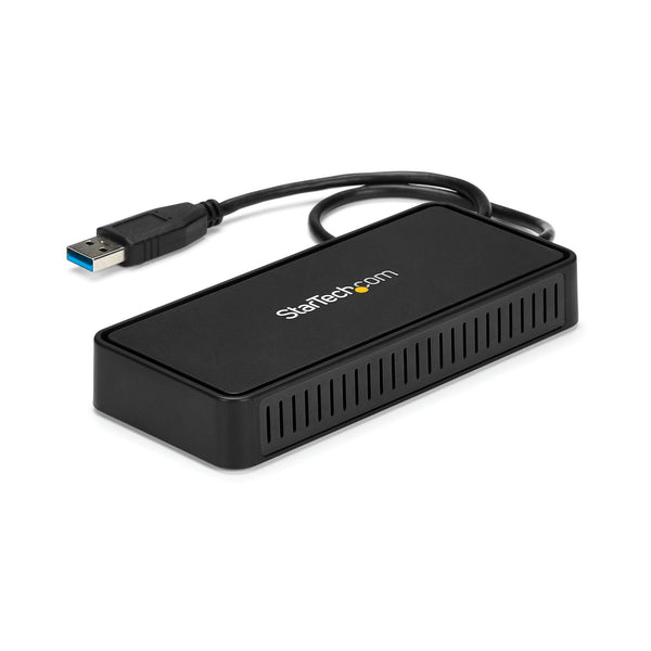 StarTech.com USBA2DPGB dockingstation Ledningsført USB 3.2 Gen 1 (3.1 Gen 1) Type-A Sort