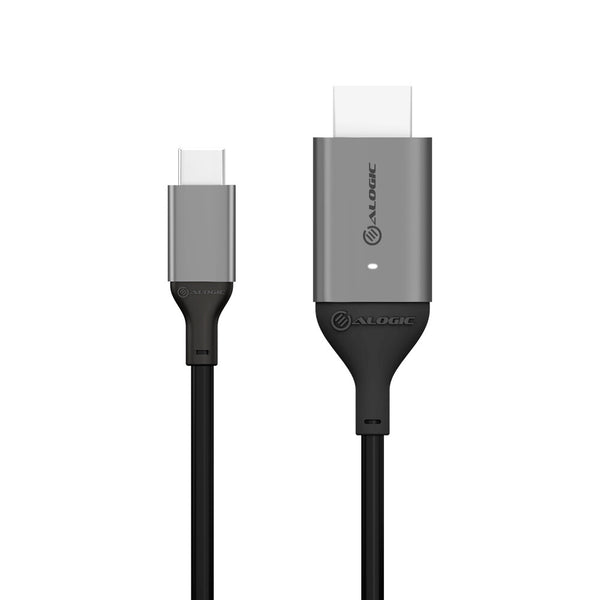 ALOGIC ULCHD02-SGR videokabel adapter 2 m HDMI Type A (Standard) USB Type-C Sort, Grå