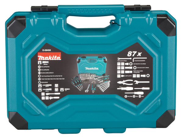 Makita E-08458 mekaniske værktøjssæt 87 værktøjer