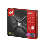 One For All WM 6211 tv-beslag 109,2 cm (43") Sort, Hvid