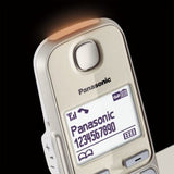 Panasonic KX-TGE262GN telefon DECT telefon Nummervisning Champagne