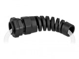DeLOCK 60345 kabelforskruning Sort Plast 1 stk
