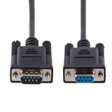 StarTech.com 9FMNM-3M-RS232-CABLE serielkabel Sort DB-9