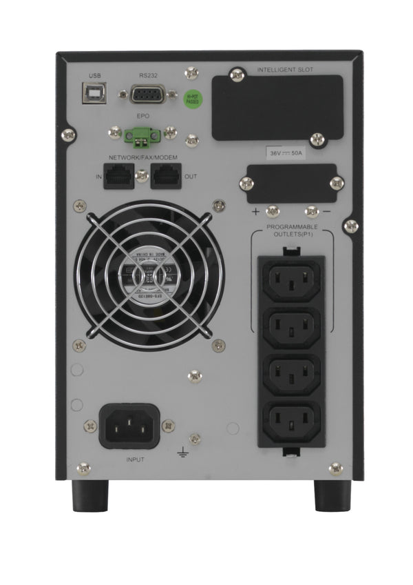 ONLINE USV-Systeme XANTO 1500 UPS-enhed Dobbeltkonvertering (online) 1,5 kVA 1500 W 4 AC stikkontakt(er)