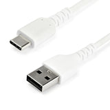 StarTech.com RUSB2AC1MW USB-kabel USB 2.0 1 m USB A USB C 0,48 Gbit/sek. Hvid