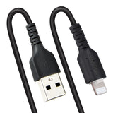 StarTech.com RUSB2ALT1MBC Lightning kabel 1 m Sort