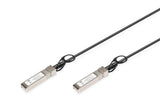 Digitus DN-81226 InfiniBand og fiberoptisk kabel 10 m SFP+ Sort