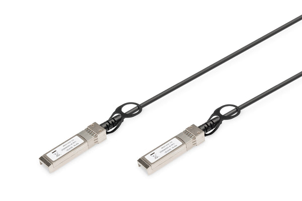 Digitus DN-81226 InfiniBand og fiberoptisk kabel 10 m SFP+ Sort