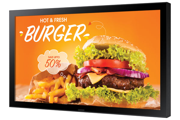 Samsung OH24B Digital fladpaneldisplay 61 cm (24") LCD Wi-Fi 1500 cd/m² Fuld HD Sort Indbygget processer Tizen 6.5 24/7