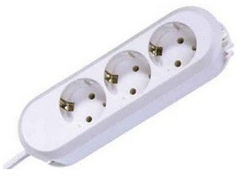 Bachmann SMART 3x Schuko 5m stikdåse 3 AC stikkontakt(er) Hvid
