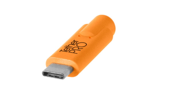 Tether Tools CUC3315-ORG USB-kabel USB 3.2 Gen 1 (3.1 Gen 1) 4,6 m USB A Micro-USB B 5 Gbit/sek. Orange