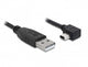 DeLOCK 82680 USB-kabel 0,5 m USB A Mini-USB B 0,48 Gbit/sek. Sort