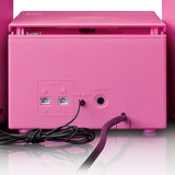 Lenco MC-013PK bærbar stereosystem Digital 4 W FM Lyserød MP3-afspilning