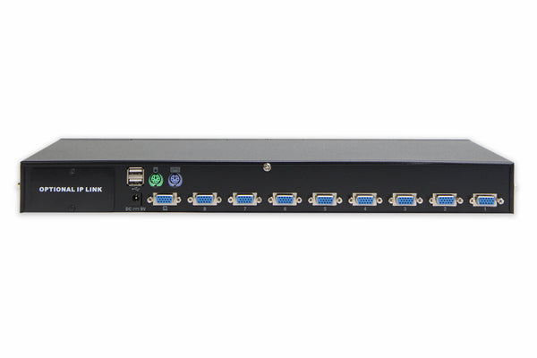 Digitus DS-23200-2 KVM Switch Stativ-montering Sort