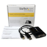StarTech.com DP2DVID2 videokabel adapter 0,37 m DisplayPort DVI-D Sort