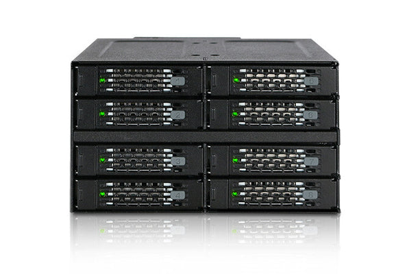 Icy Dock MB508SP-B drive bay panel 2x 5,25" Bærerpanel Sort