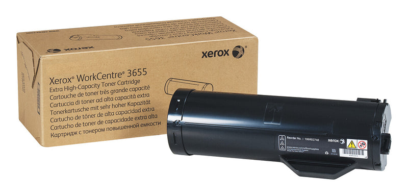 Xerox WorkCentre 3655, sort tonerpatron med ekstrahøj kapacitet (25900 sider)