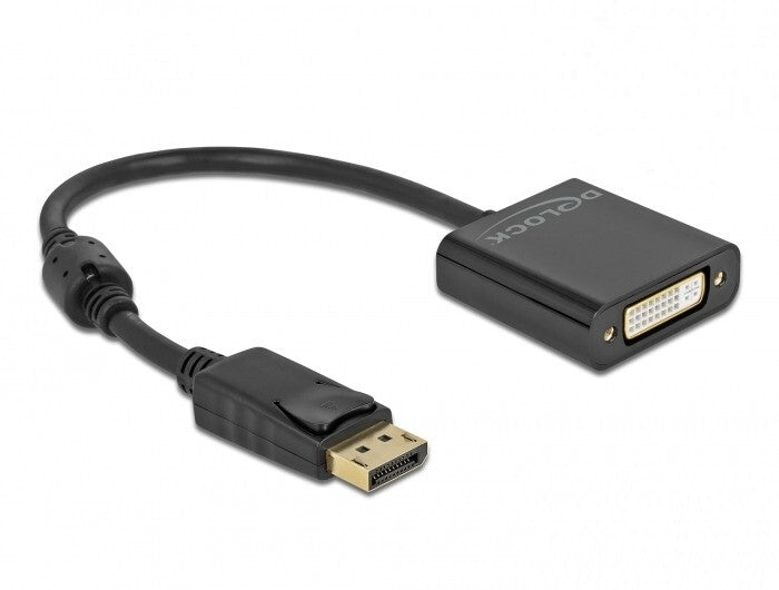 DeLOCK 63482 videokabel adapter 0,2 m DisplayPort DVI Sort