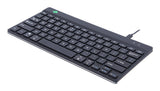 R-Go Tools Ergonomisch toetsenbord R-Go Compact Break, compact toetsenbord met pauzesoftware, QWERTY (US), bedraad, zwart