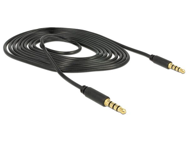 DeLOCK 83436 lydkabel 2 m 3.5mm Sort
