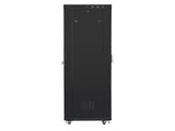 Lanberg FF01-8042-12BL stativ 42U Fritstående reol Sort