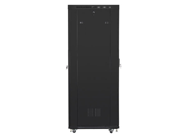 Lanberg FF01-8042-12BL stativ 42U Fritstående reol Sort