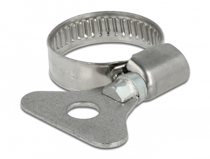 DeLOCK 19576 slangeklemme Rustfrit stål Slangeklemme med sommerfuglvrider