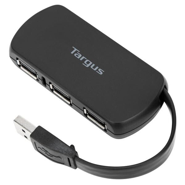Targus ACH114EU interface hub USB 2.0 480 Mbit/s Sort