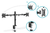 Digitus DA-90400 skærmbeslag og -stativer 81,3 cm (32") Skrivebord Sort