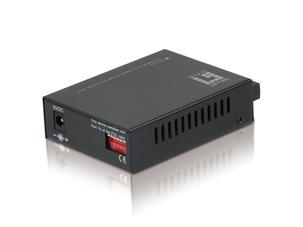 LevelOne FVT-2201 netværksomformer til medie 100 Mbit/s 1310 nm Enkeltilstand Sort