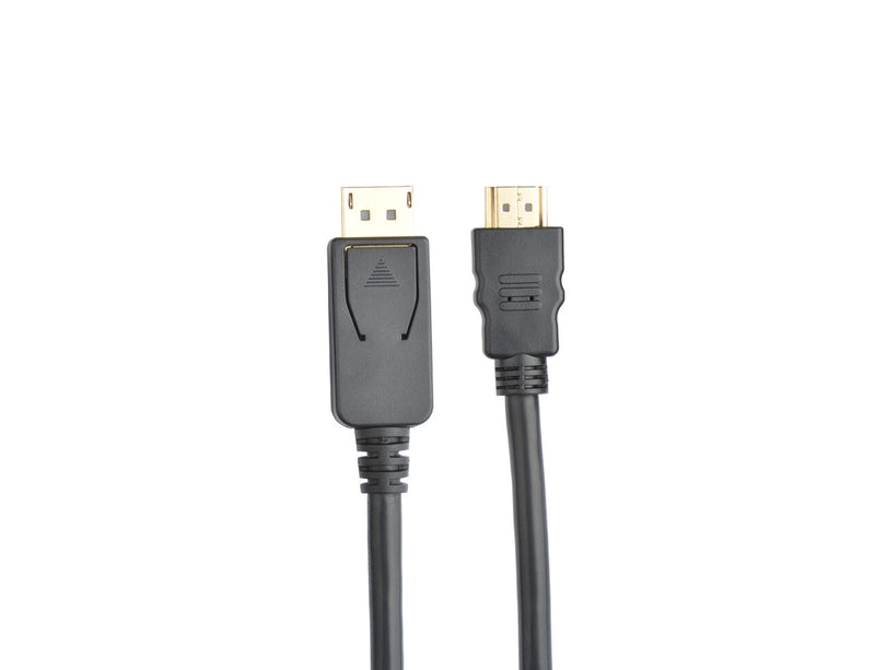 Prokord DPH12-0.5M videokabel adapter 0,5 m DisplayPort HDMI Sort
