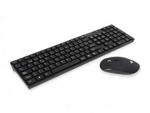 Conceptronic Orazio tastatur Mus inkluderet Hjem RF trådløst QWERTY Spansk Sort