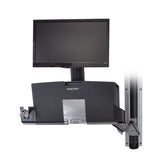 Ergotron StyleView Sit-Stand Combo System with Worksurface 61 cm (24") Væg Aluminium