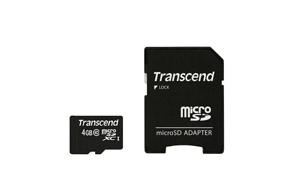 Transcend TS4GUSDHC10 hukommelseskort 4 GB MicroSDHC NAND Klasse 10