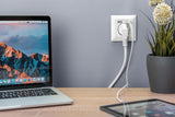 Digitus DA-70613 stikkontakt 2x USB Hvid