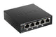 D-Link DGS-1005P Ikke administreret L2 Gigabit Ethernet (10/100/1000) Strøm over Ethernet (PoE) Sort